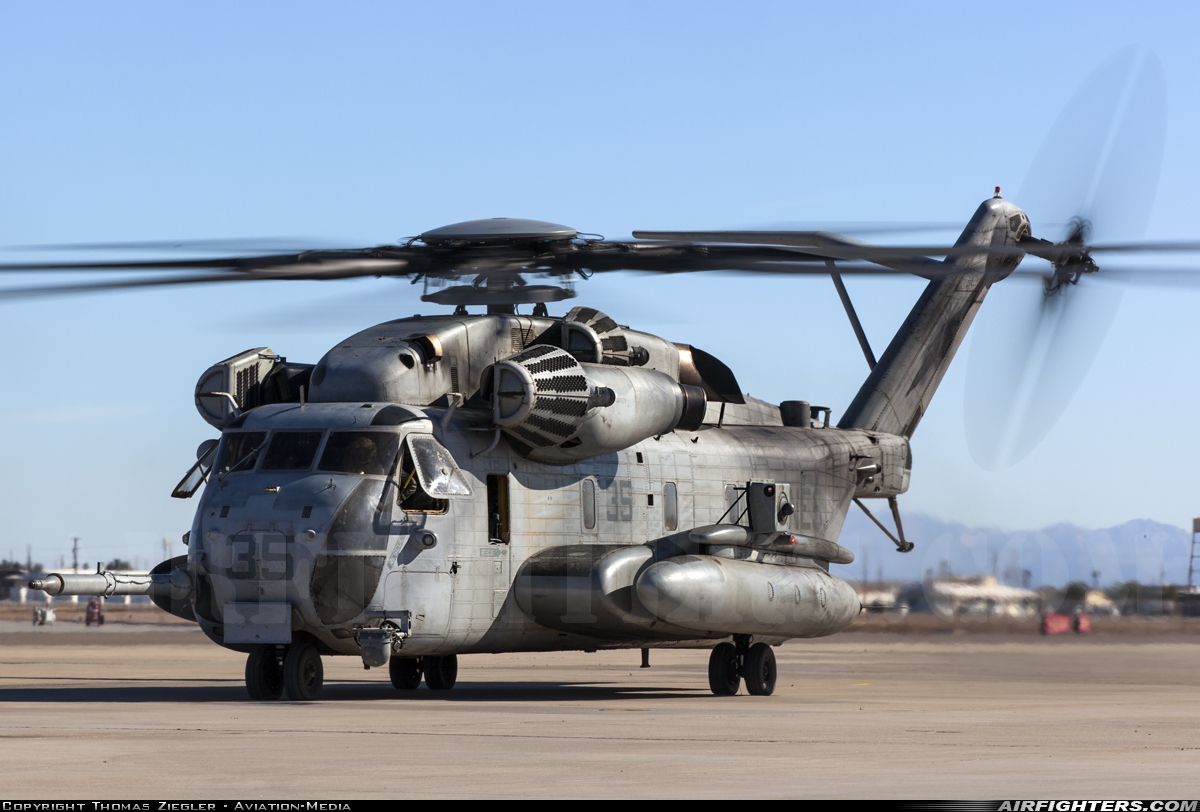 USA - Marines Sikorsky CH-53E Super Stallion (S-65E) 161387 at El Centro - NAF (NJK / KNJK), USA