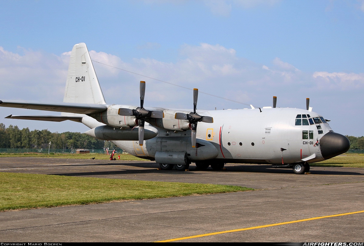 Belgium - Air Force Lockheed C-130H Hercules (L-382) CH-01 at Kleine Brogel (EBBL), Belgium