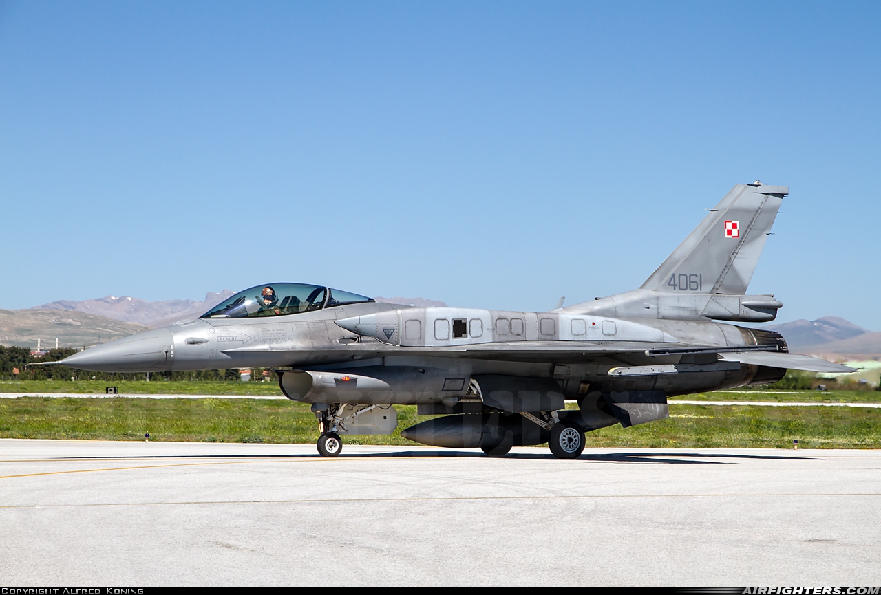Poland - Air Force General Dynamics F-16C Fighting Falcon 4061 at Konya (KYA / LTAN), Türkiye