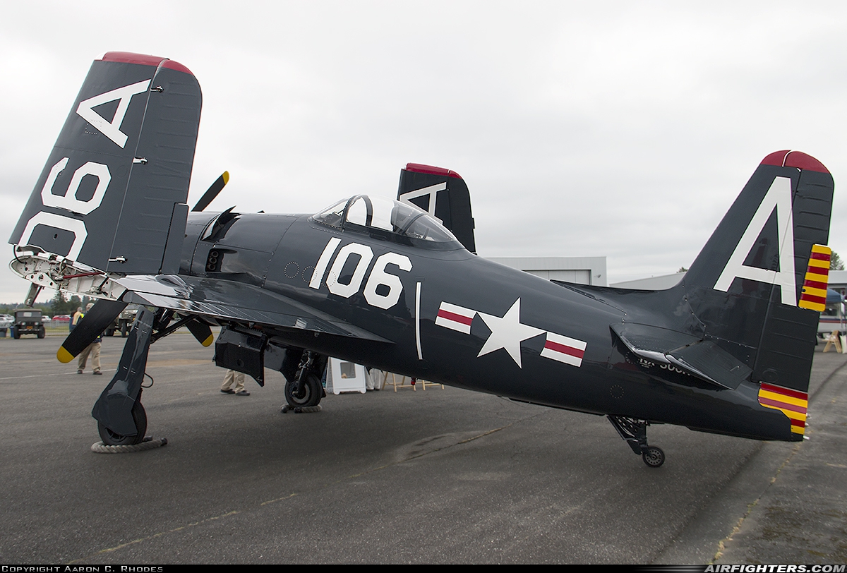 Private - Heritage Flight Museum Grumman F8F-2 Bearcat NX800H at Everett - Snohomish County / Paine Field (PAE / KPAE), USA