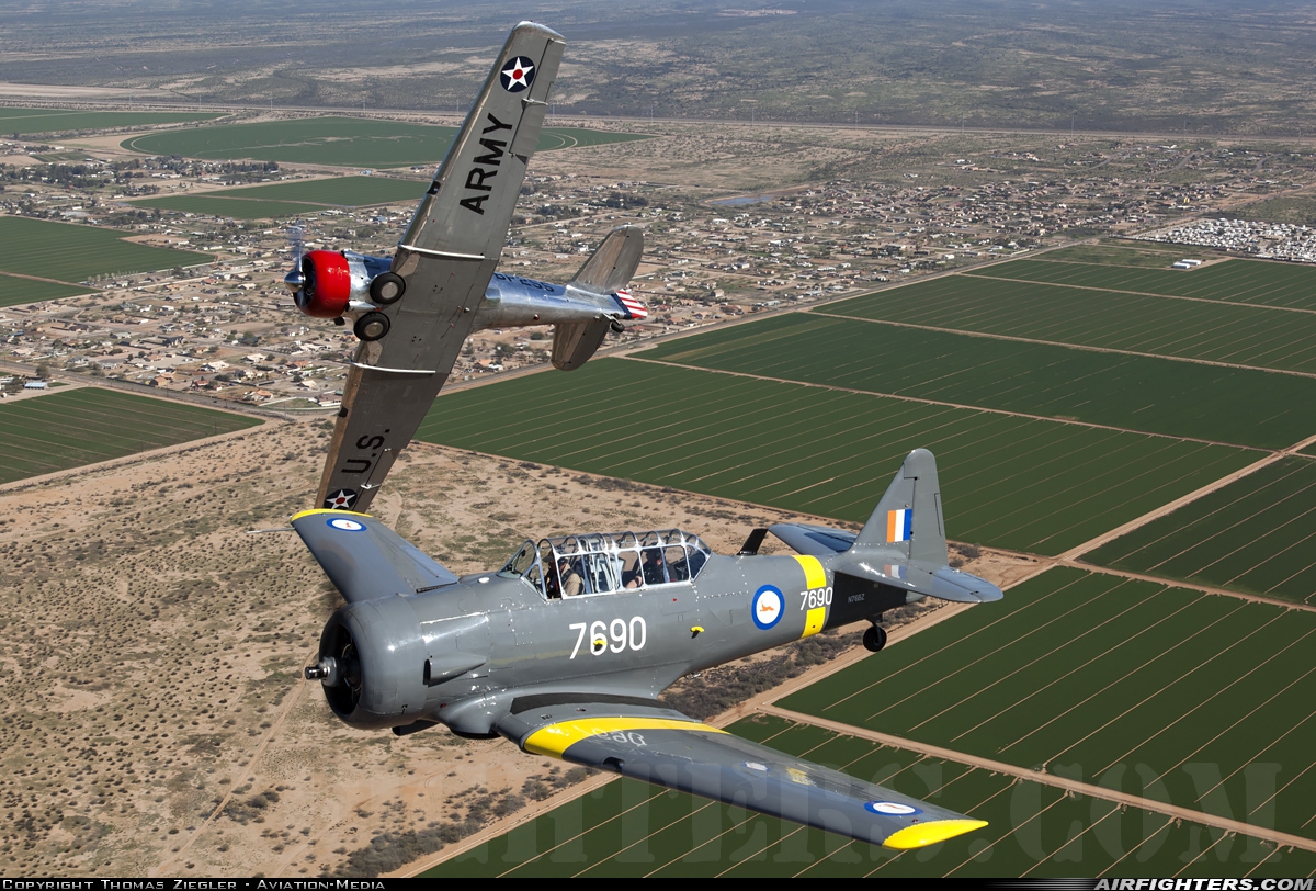 Private - Commemorative Air Force North American AT-6B Texan N76BZ at In Flight, USA