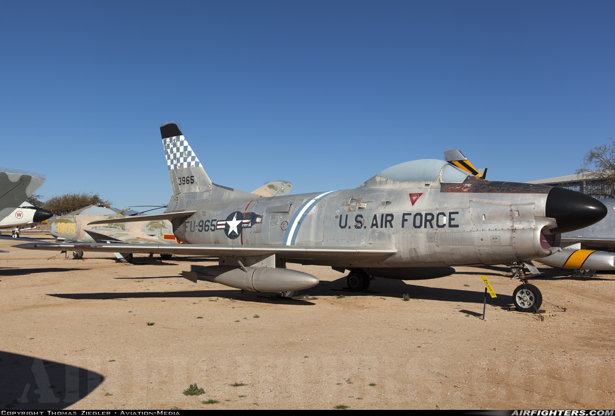 USA - Air Force North American F-86L Sabre 53-0965 at Tucson - Pima Air and Space Museum, USA
