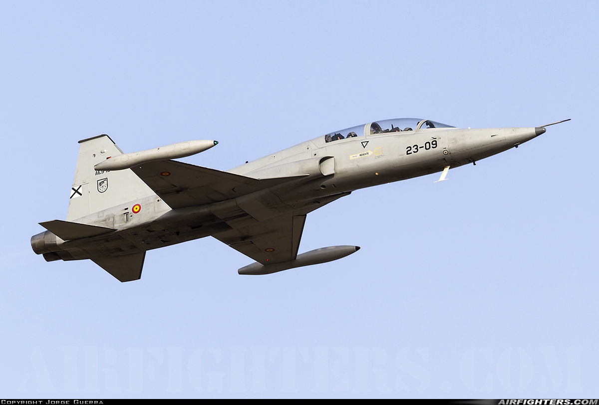 Spain - Air Force Northrop SF-5M Freedom Fighter AE.9-016 at Murcia - San Javier (MJV / LELC), Spain