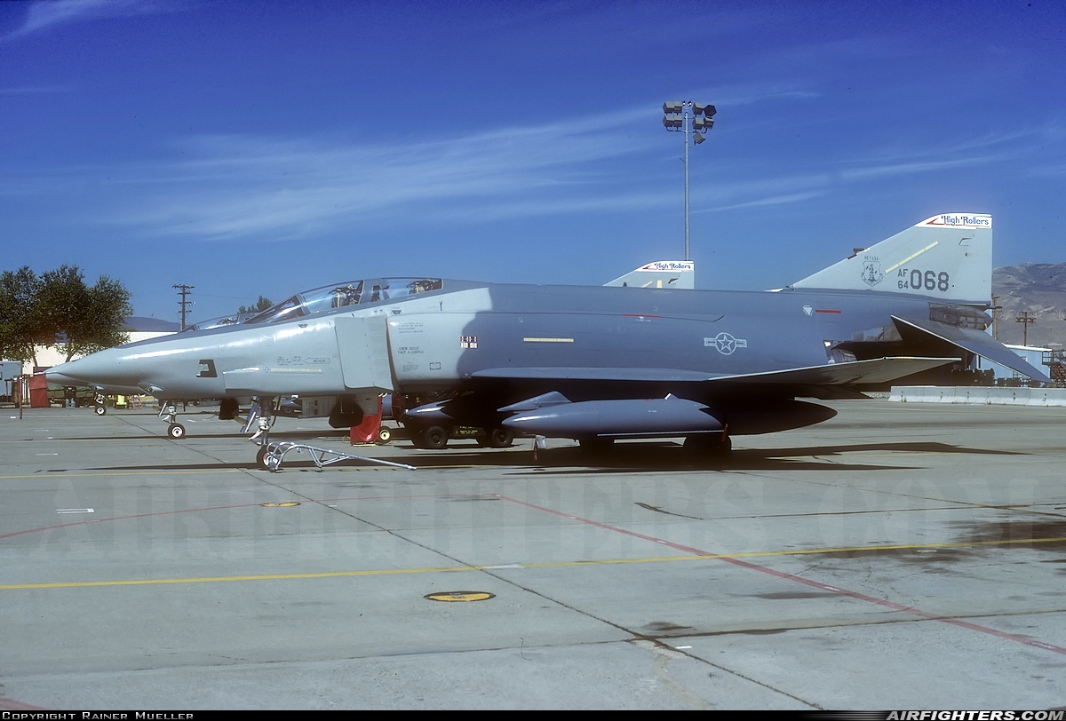 USA - Air Force McDonnell Douglas RF-4C Phantom II 64-1068 at Reno / Tahoe - Int. (Cannon) (RNO / KRNO), USA