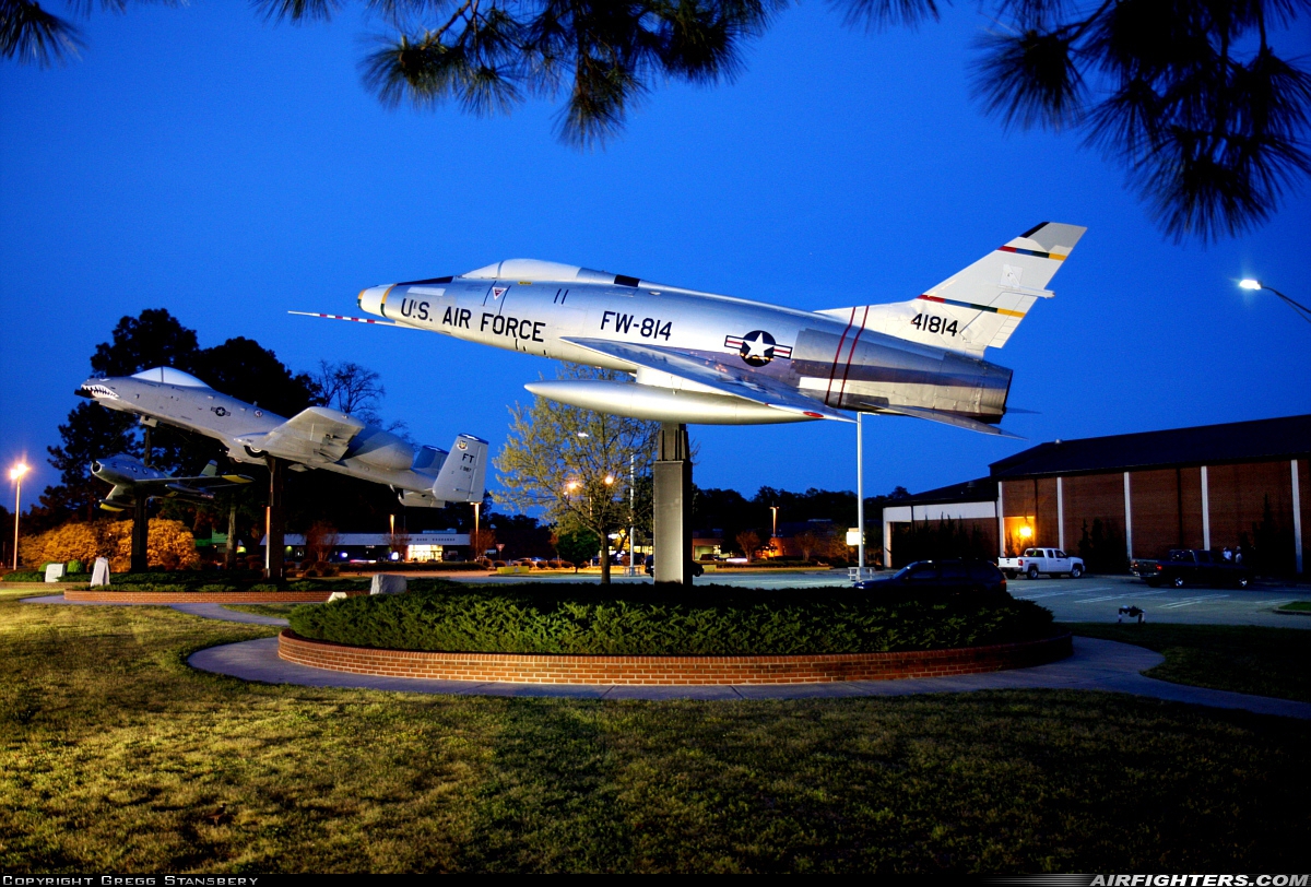 USA - Air Force North American F-100C Super Sabre 54-1814 at Goldsboro - Seymour Johnson AFB (GSB / KGSB), USA