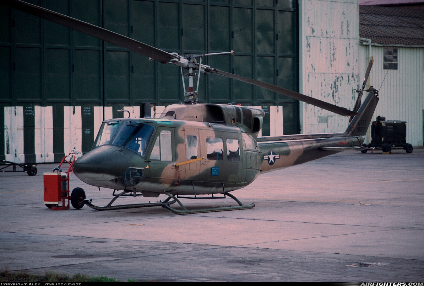 USA - Air Force Bell UH-1N Iroquois (212) 69-6606 at Ramstein (- Landstuhl) (RMS / ETAR), Germany