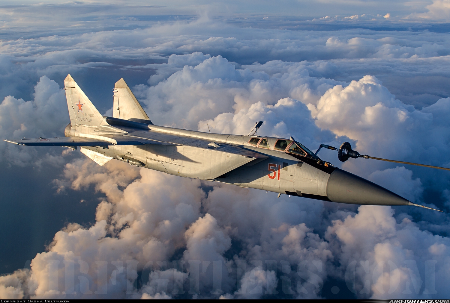 Russia - Air Force Mikoyan-Gurevich MiG-31BM RF-92387 at In Flight, Russia