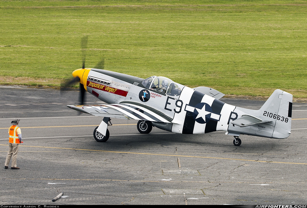 Private - Historic Flight Foundation North American P-51B Mustang NX5087F at Everett - Snohomish County / Paine Field (PAE / KPAE), USA