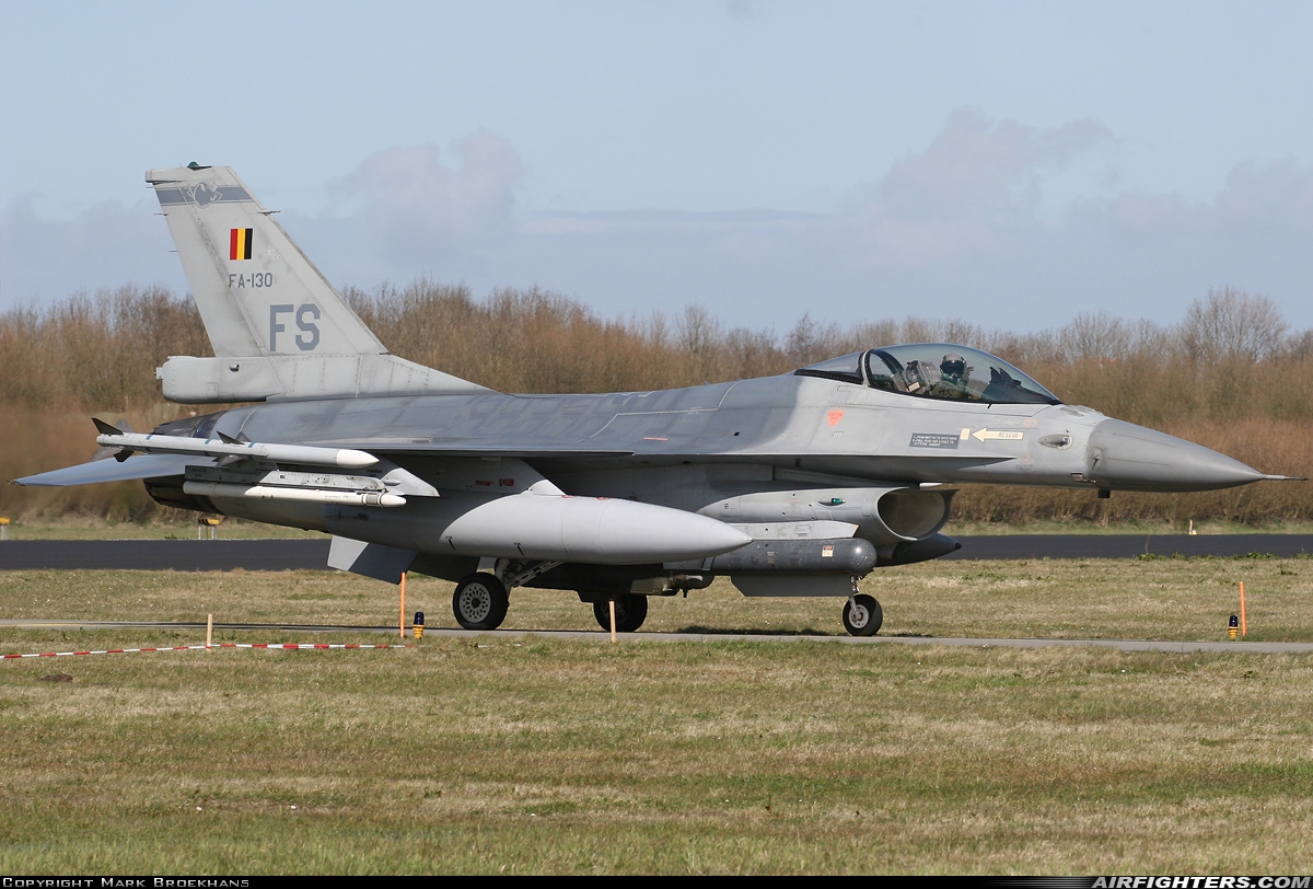 Belgium - Air Force General Dynamics F-16AM Fighting Falcon FA-130 at Leeuwarden (LWR / EHLW), Netherlands