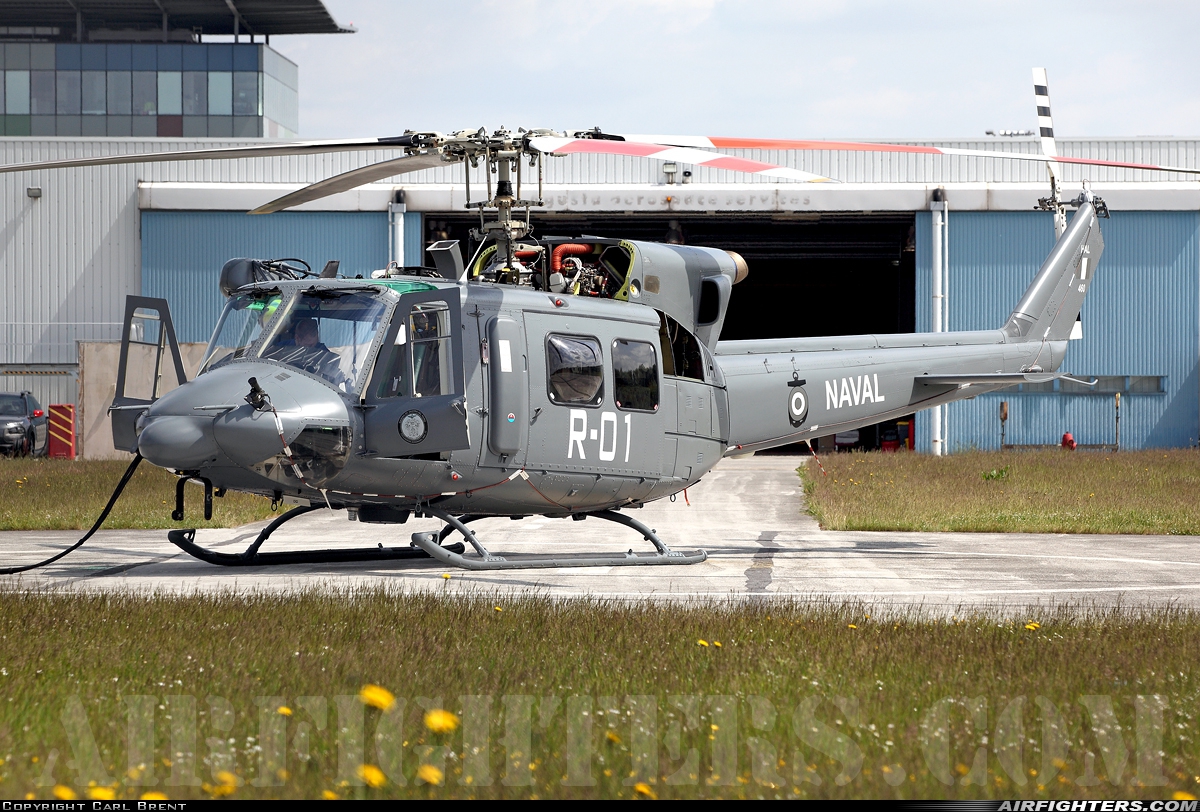Peru - Navy Agusta-Bell AB-412SP Grifone HAL640 at Liege (- Bierset) (LGG / EBLG), Belgium