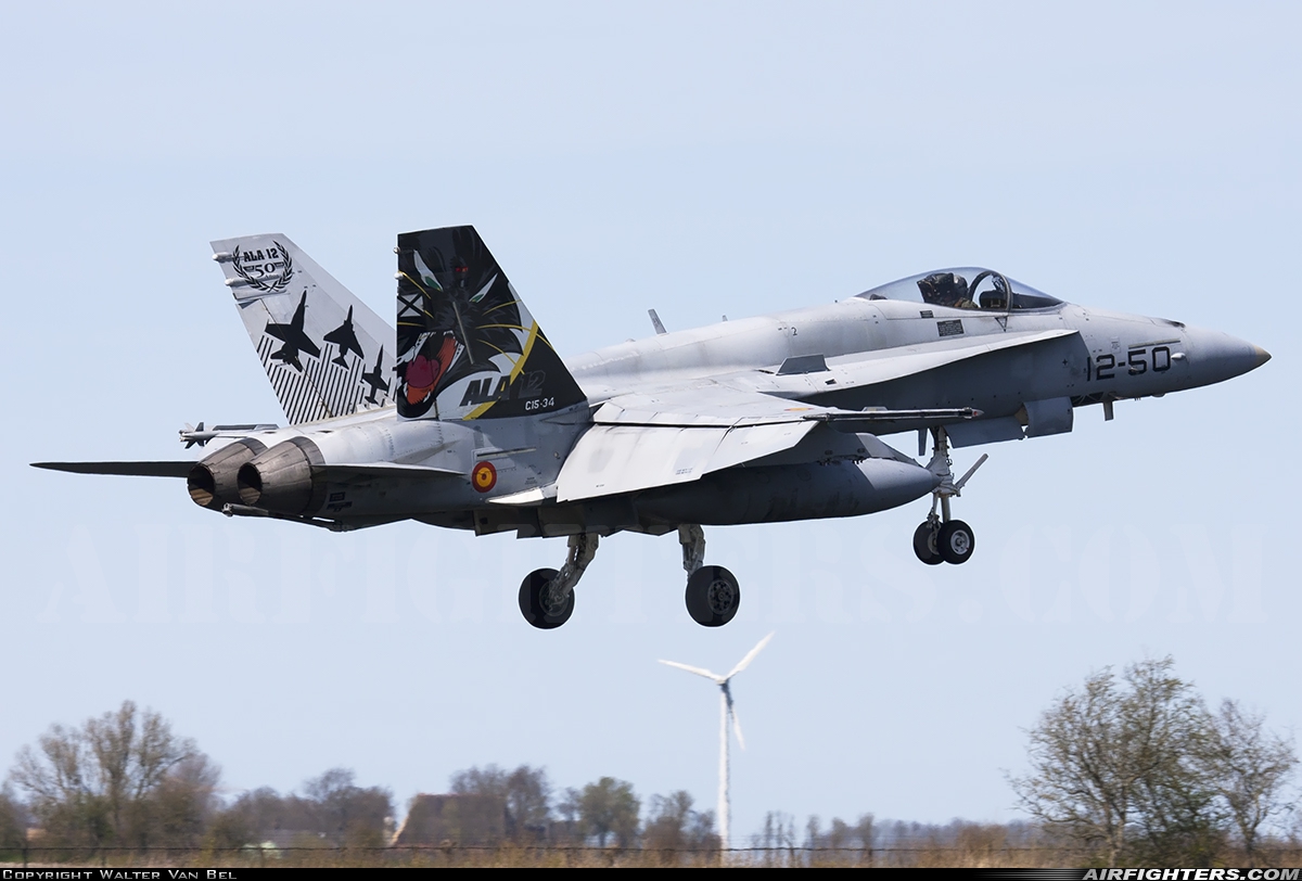 Spain - Air Force McDonnell Douglas C-15 Hornet (EF-18A+) C.15-34 at Leeuwarden (LWR / EHLW), Netherlands