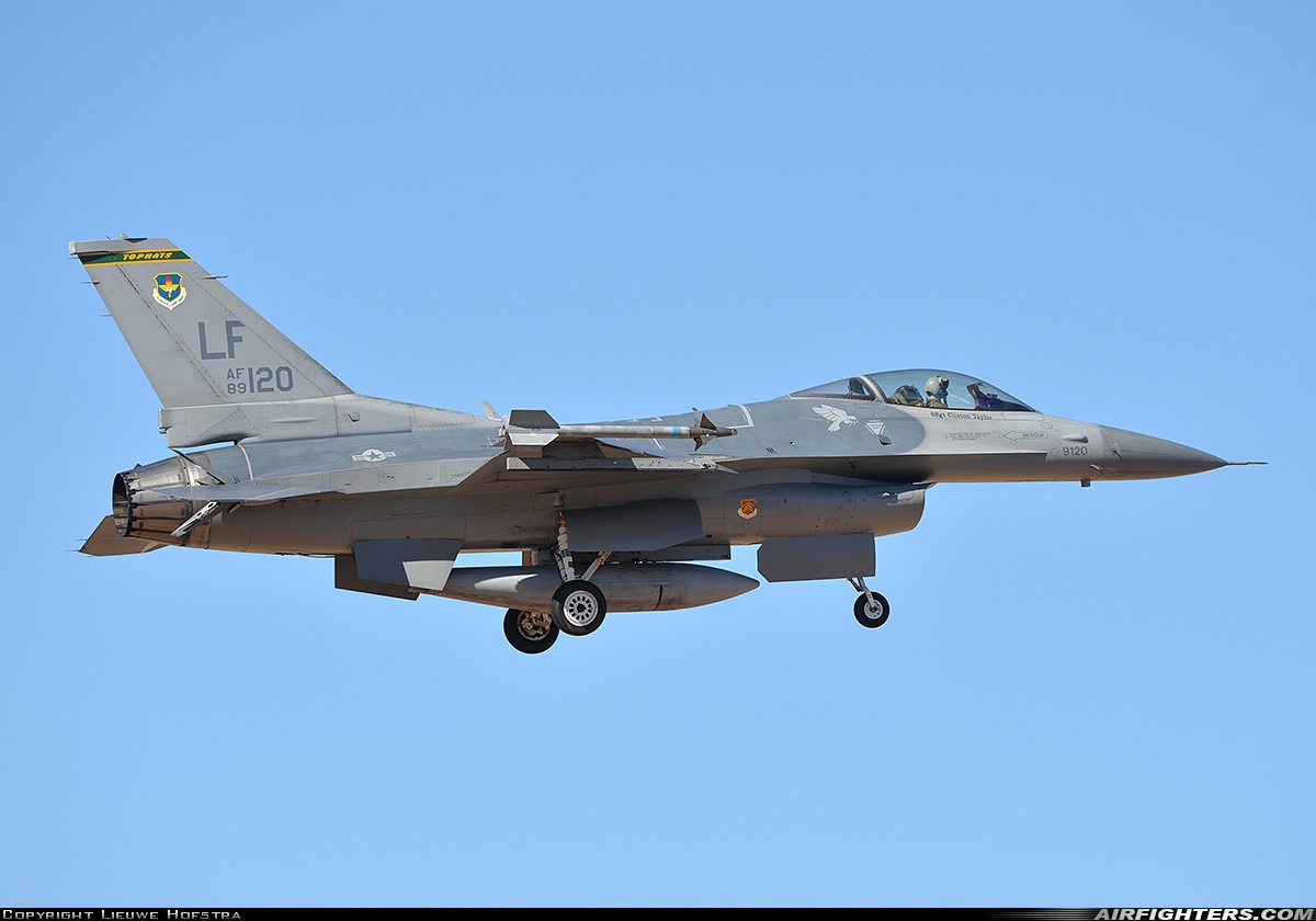 USA - Air Force General Dynamics F-16C Fighting Falcon 89-2120 at Glendale (Phoenix) - Luke AFB (LUF / KLUF), USA