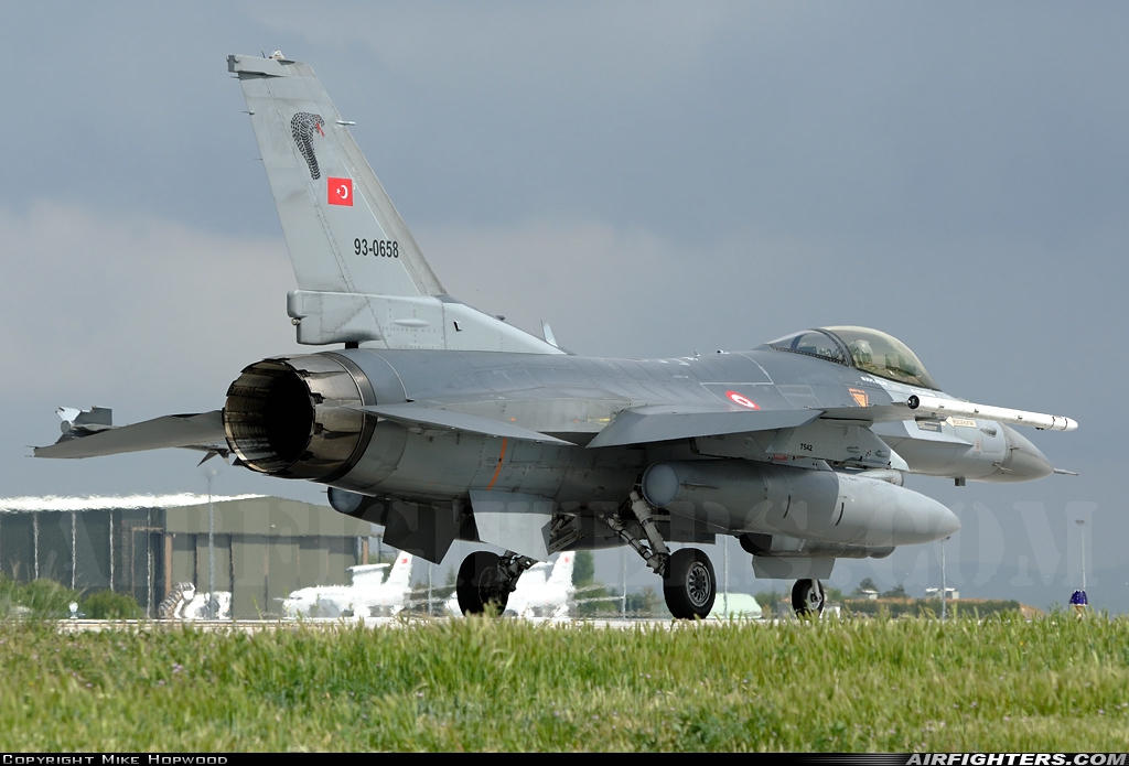 Türkiye - Air Force General Dynamics F-16C Fighting Falcon 93-0658 at Konya (KYA / LTAN), Türkiye