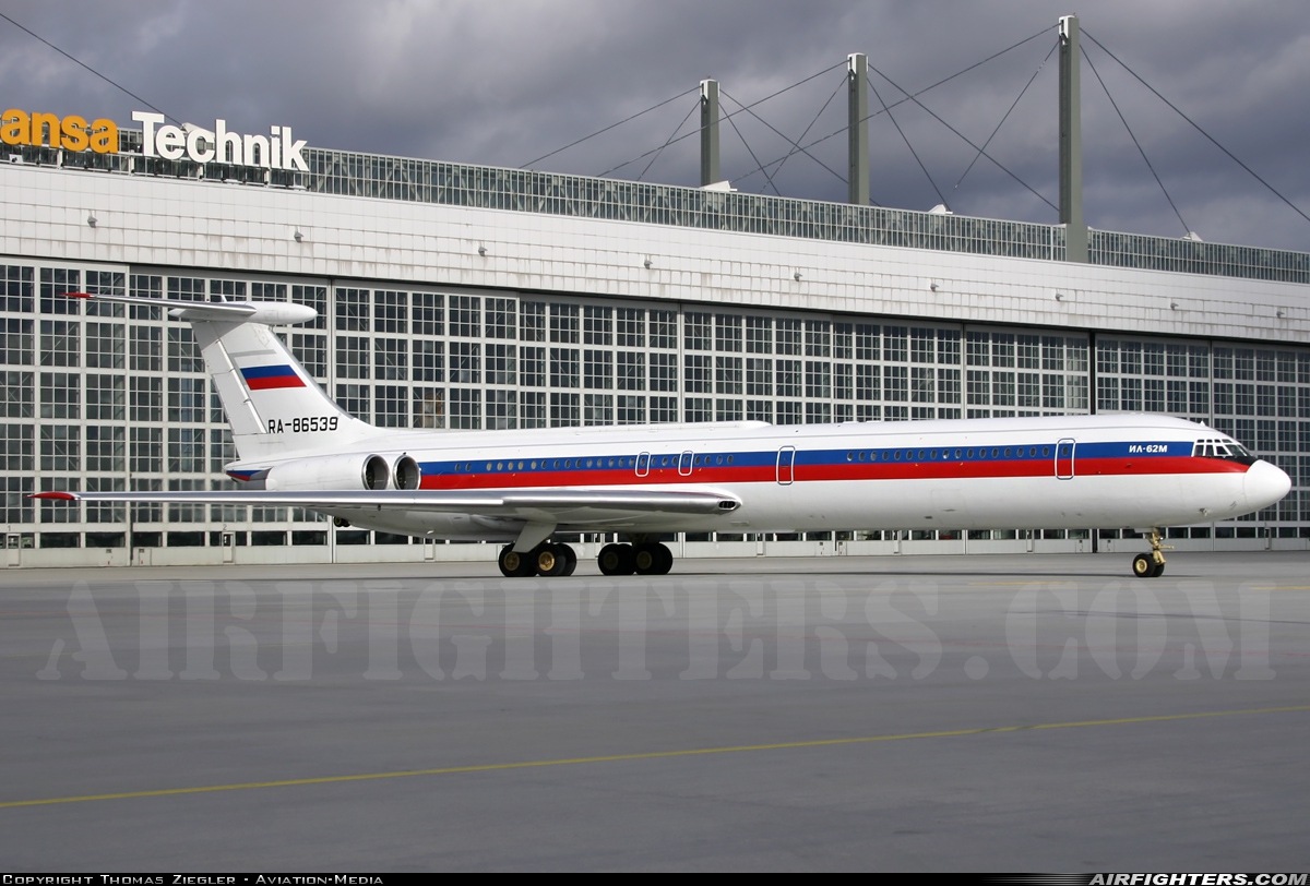 Russia - Russia State Transport Company Ilyushin IL-62M RA-86539 at Munich (- Franz Josef Strauss) (MUC / EDDM), Germany