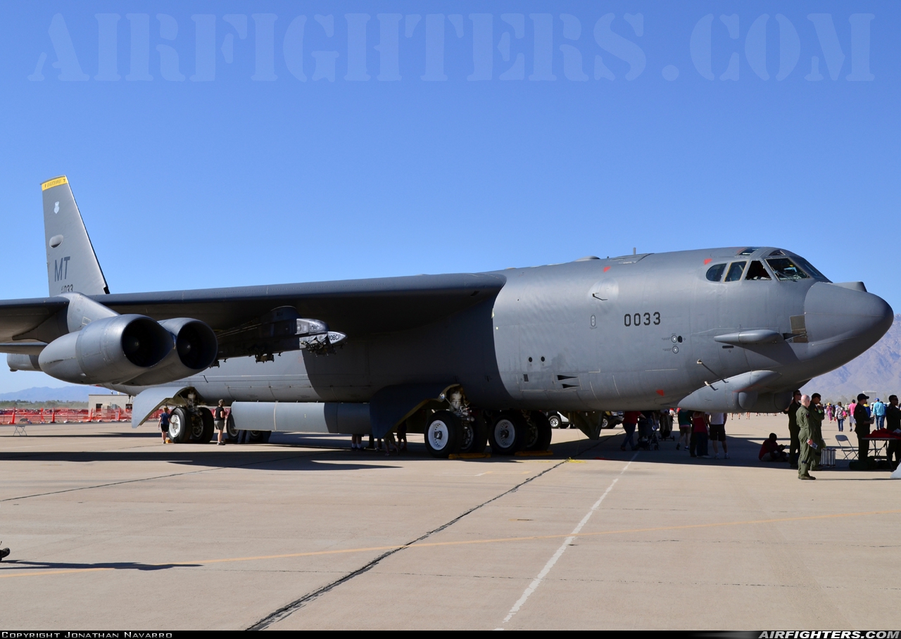 USA - Air Force Boeing B-52H Stratofortress 60-0033 at Tucson - Davis-Monthan AFB (DMA / KDMA), USA