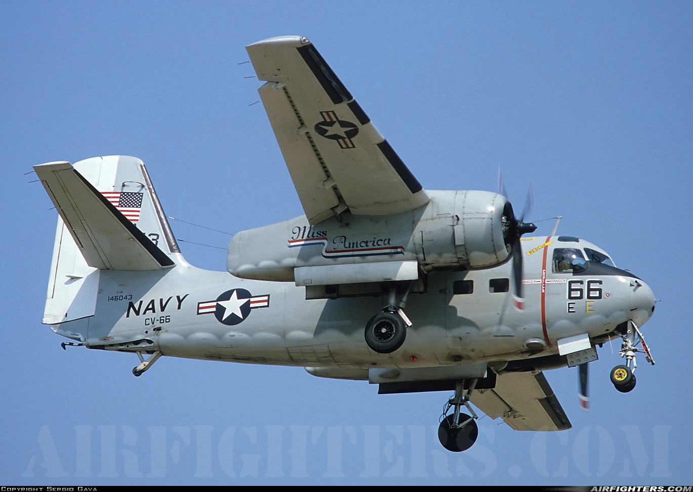USA - Navy Grumman C-1A Trader 146043 at Aviano (- Pagliano e Gori) (AVB / LIPA), Italy