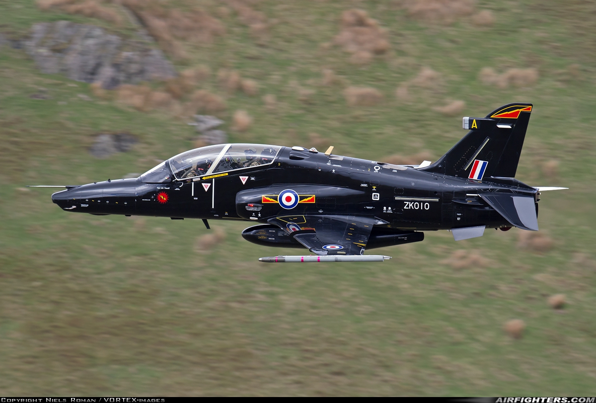UK - Air Force BAE Systems Hawk T.2 ZK010 at Off-Airport - Machynlleth Loop Area, UK