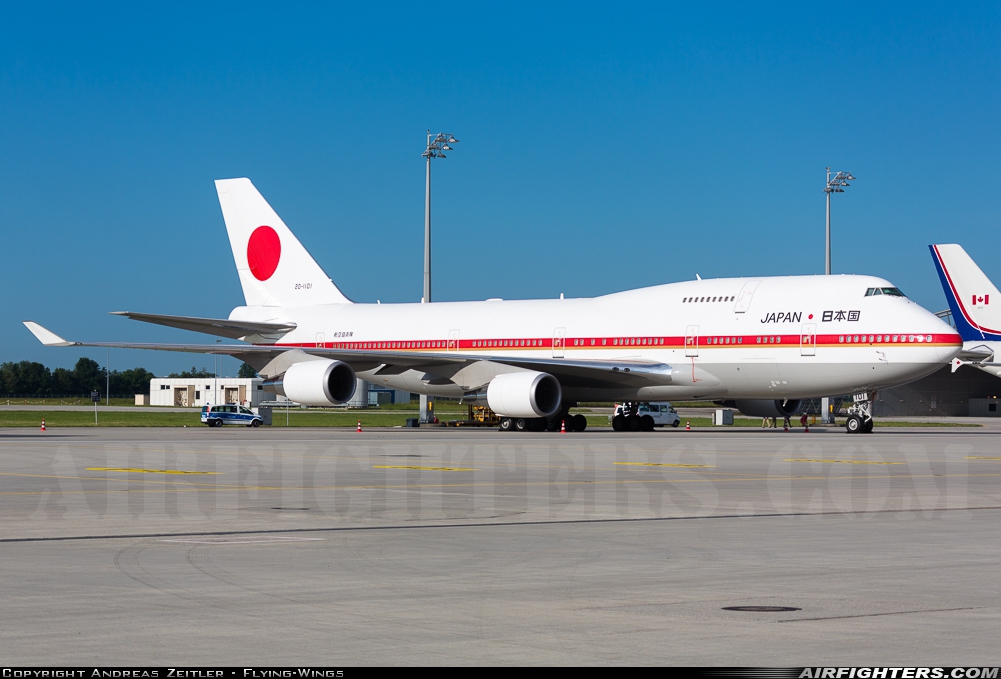 Japan - Air Force Boeing 747-47C 20-1101 at Munich (- Franz Josef Strauss) (MUC / EDDM), Germany