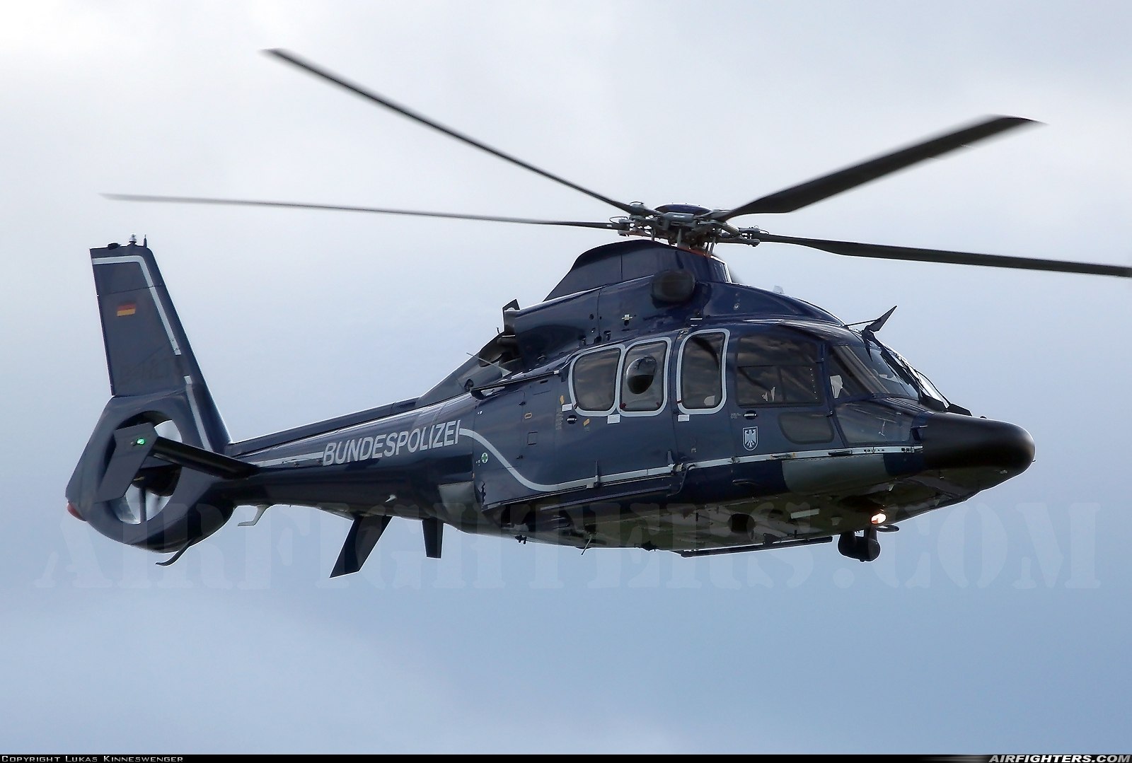 Germany - Bundespolizei Eurocopter EC-155B1 D-HLTS at Munich (- Franz Josef Strauss) (MUC / EDDM), Germany