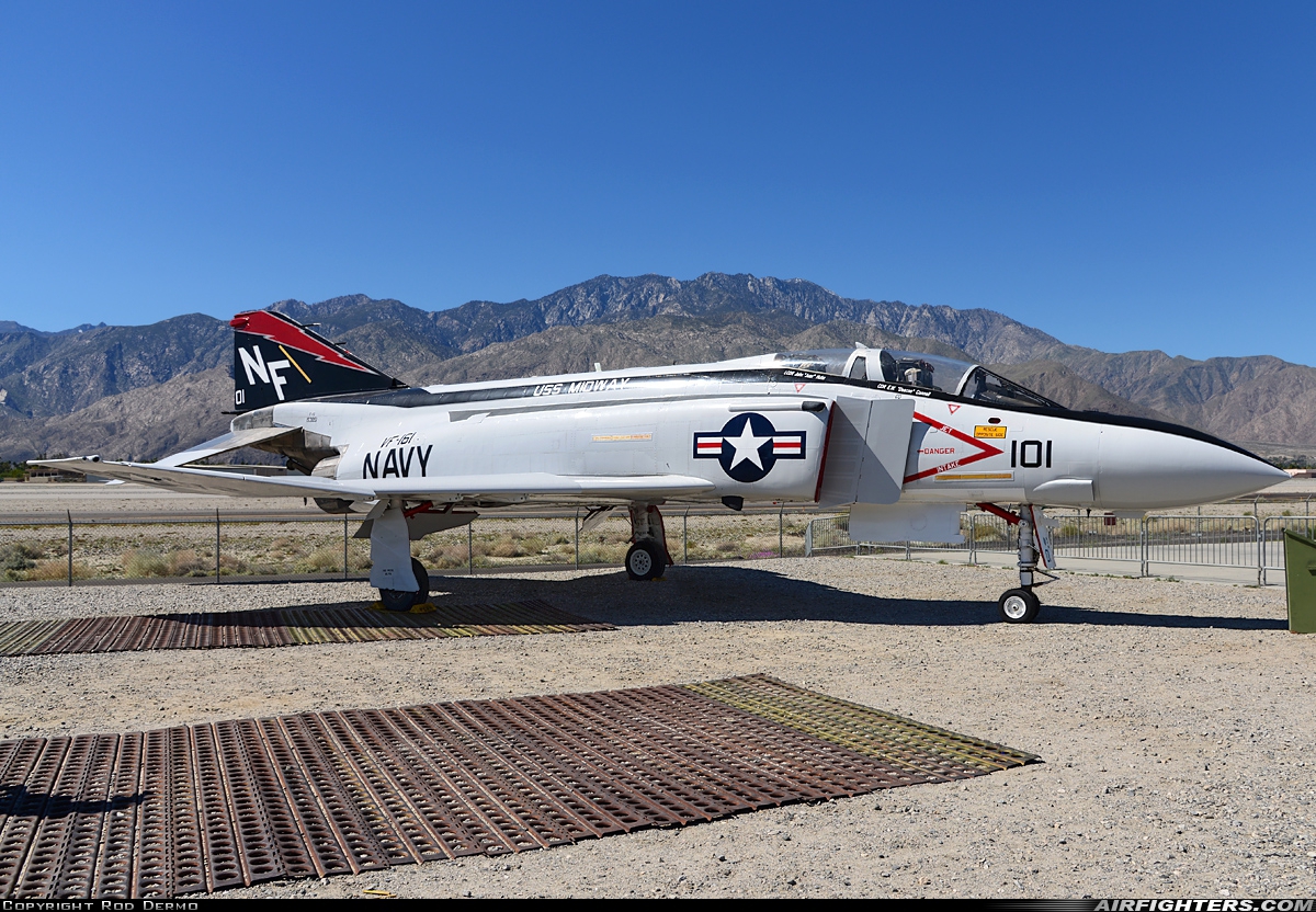 USA - Navy McDonnell Douglas F-4S Phantom II 153851 at Palm Springs - Int. (Regional / Municipal) (PSP / KPSP), USA