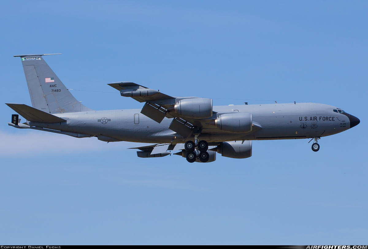 USA - Air Force Boeing KC-135R Stratotanker (717-148) 57-1483 at Ramstein (- Landstuhl) (RMS / ETAR), Germany