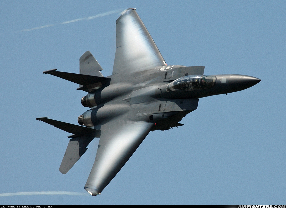 USA - Air Force McDonnell Douglas F-15E Strike Eagle 97-0218 at Leeuwarden (LWR / EHLW), Netherlands