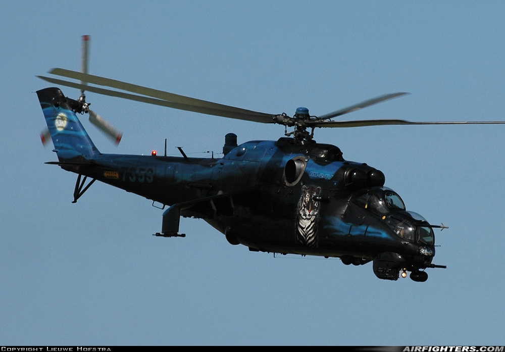 Czech Republic - Air Force Mil Mi-35 (Mi-24V) 7353 at Leeuwarden (LWR / EHLW), Netherlands