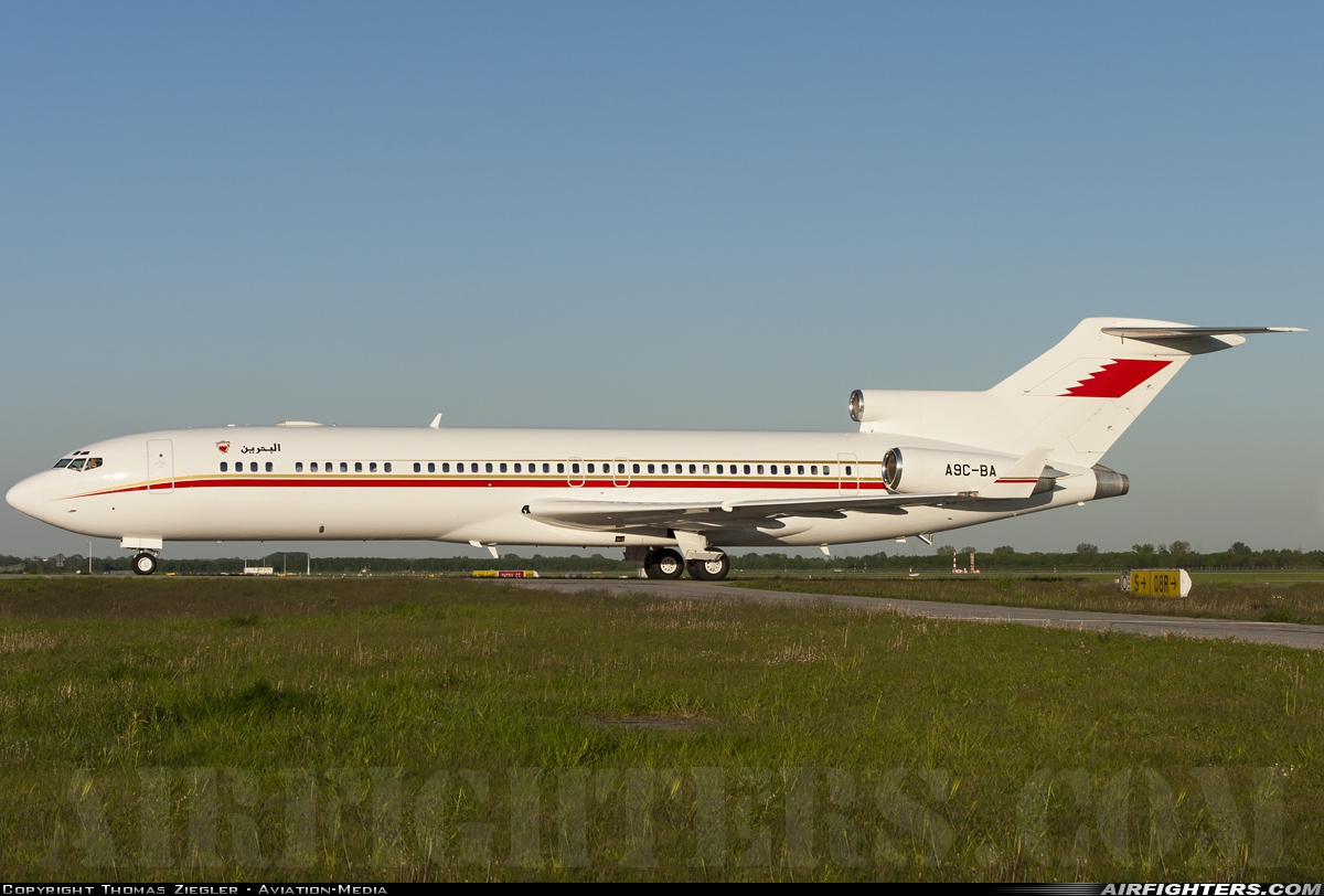 Bahrain - Royal Flight Boeing 727-2M7 A9C-BA at Munich (- Franz Josef Strauss) (MUC / EDDM), Germany