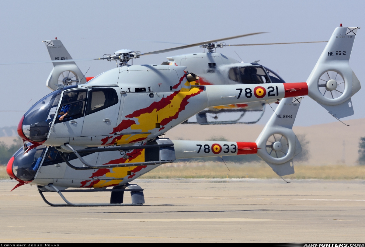 Spain - Air Force Eurocopter EC-120B Colibri HE.25-2 at Seville - Moron de la Frontera (OZP / LEMO), Spain