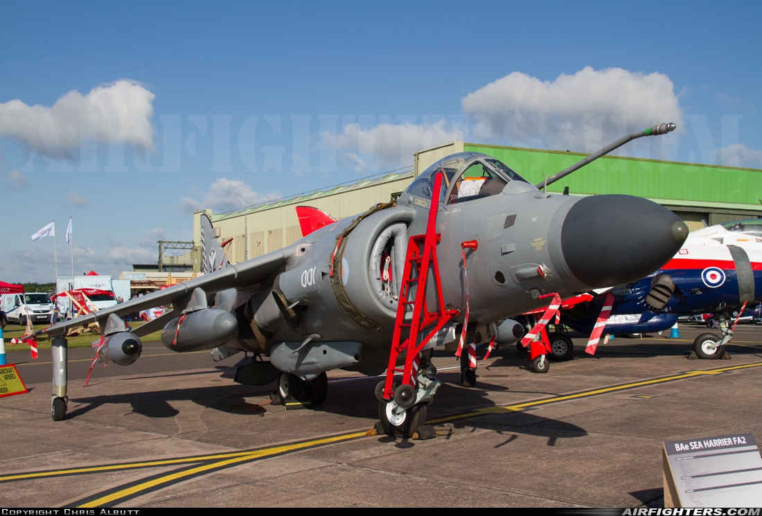 UK - Navy British Aerospace Sea Harrier FA.2 ZH796 at Cosford (EGWC), UK