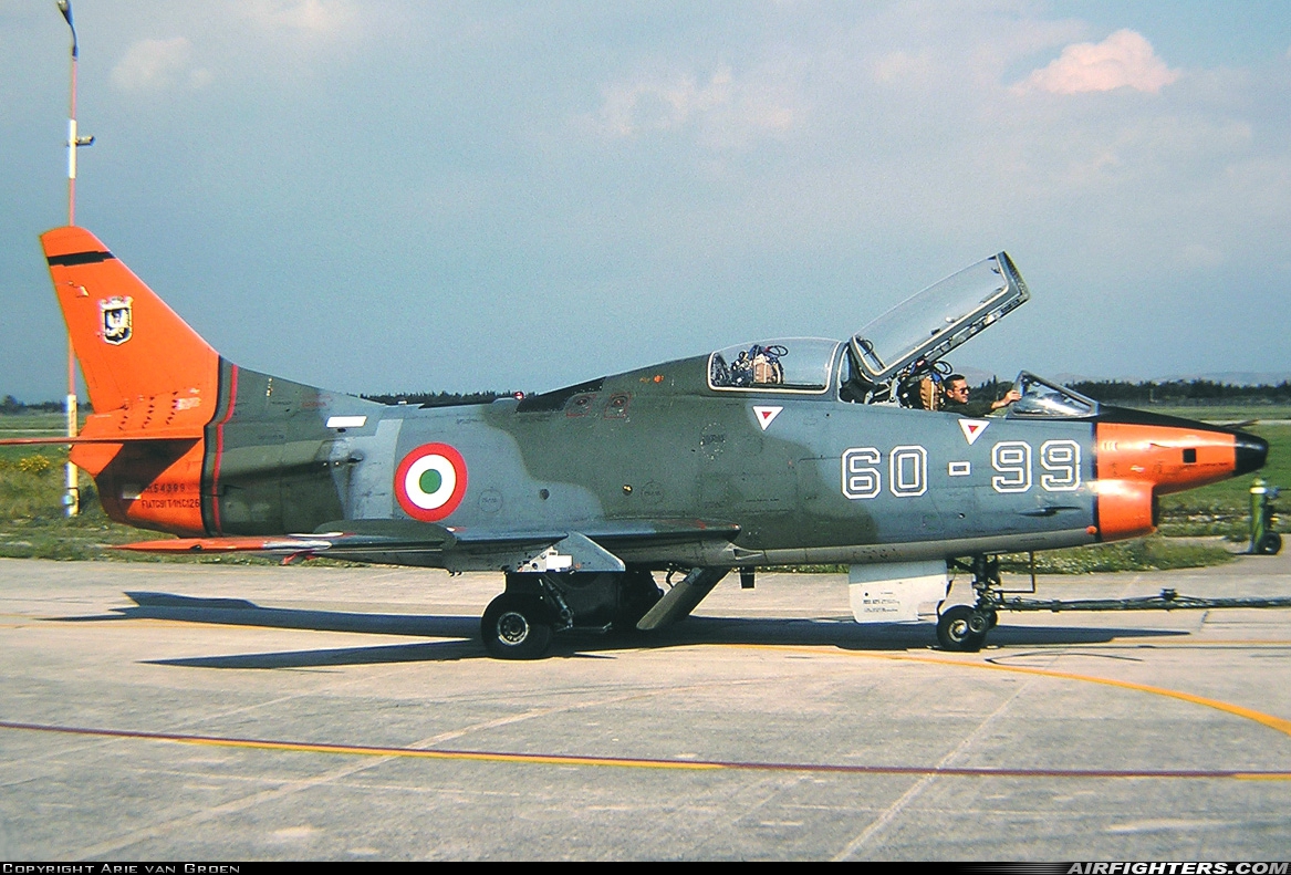 Italy - Air Force Fiat G-91T1 MM54399 at Decimomannu - (DCI / LIED), Italy