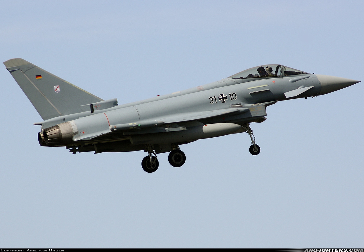 Germany - Air Force Eurofighter EF-2000 Typhoon S 31+10 at Leeuwarden (LWR / EHLW), Netherlands