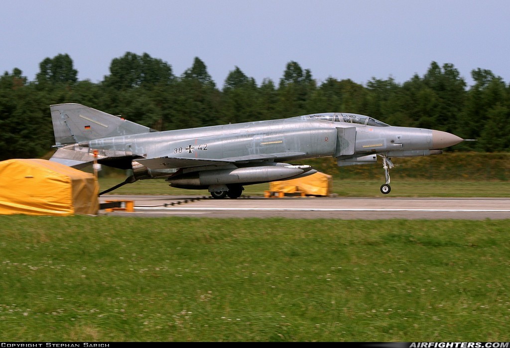 Germany - Air Force McDonnell Douglas F-4F Phantom II 38+42 at Wittstock (ETGW), Germany