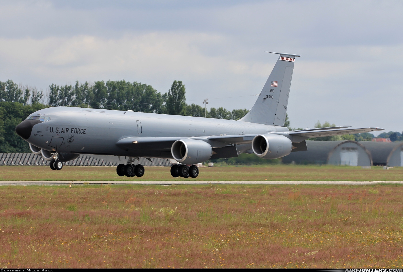 USA - Air Force Boeing KC-135R Stratotanker (717-148) 59-1495 at Pardubice (PED / LKPD), Czech Republic