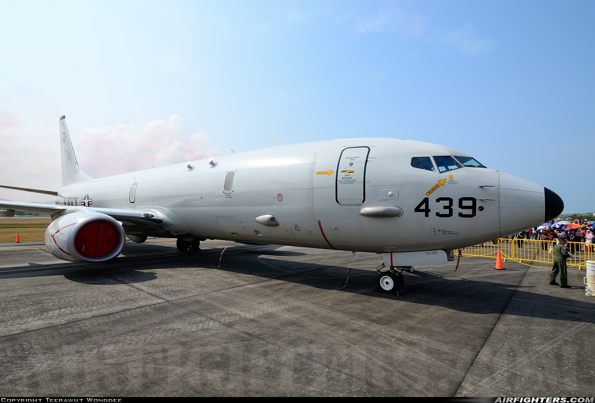USA - Navy Boeing P-8A Poseidon (737-800ERX) 168439 at Pulau Langkawi - Int. (LGK / WMKL), Malaysia