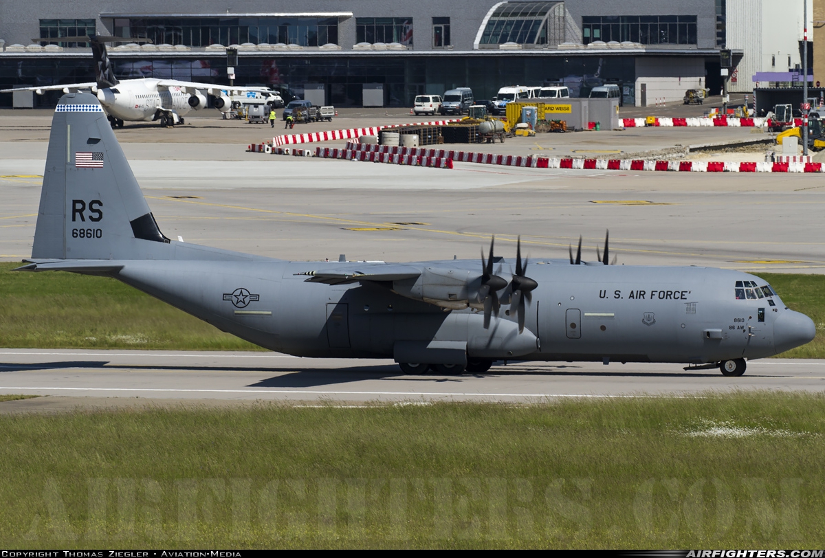 USA - Air Force Lockheed Martin C-130J-30 Hercules (L-382) 06-8610 at Stuttgart (- Echterdingen) (STR / EDDS), Germany