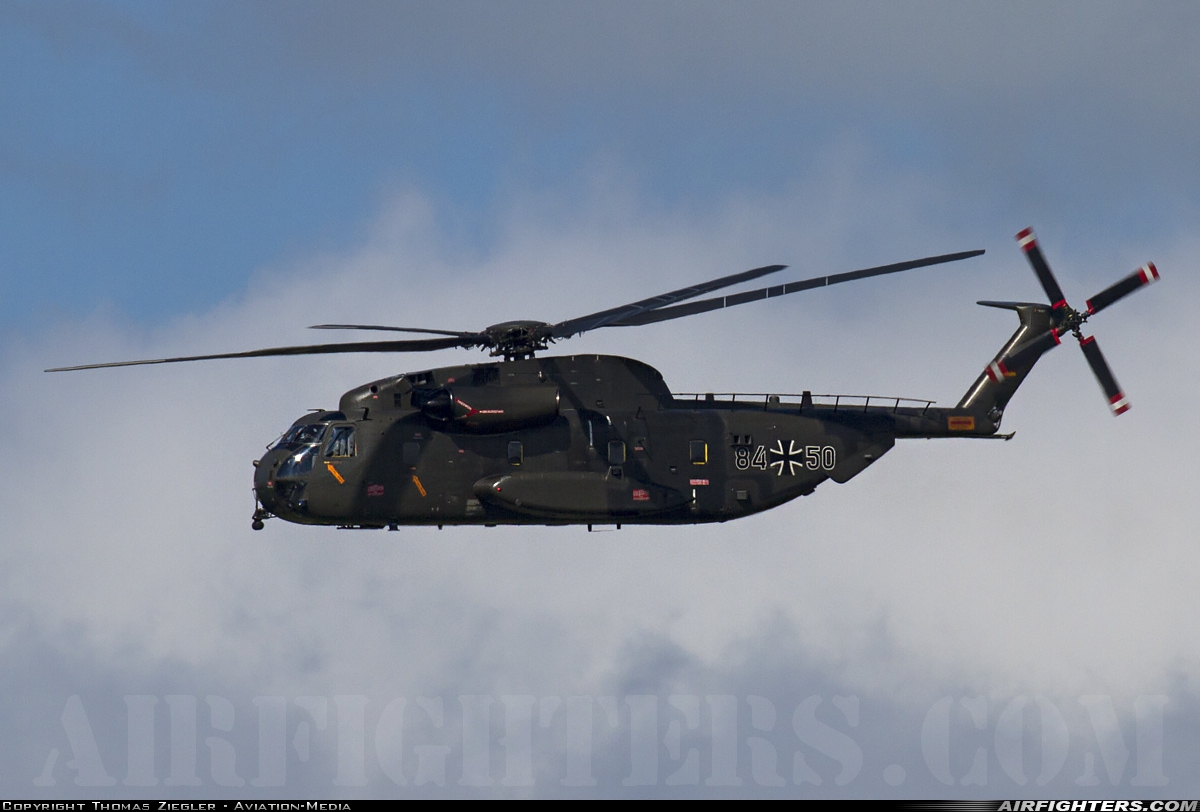 Germany - Air Force Sikorsky CH-53GA (S-65) 84+50 at Munich (- Franz Josef Strauss) (MUC / EDDM), Germany