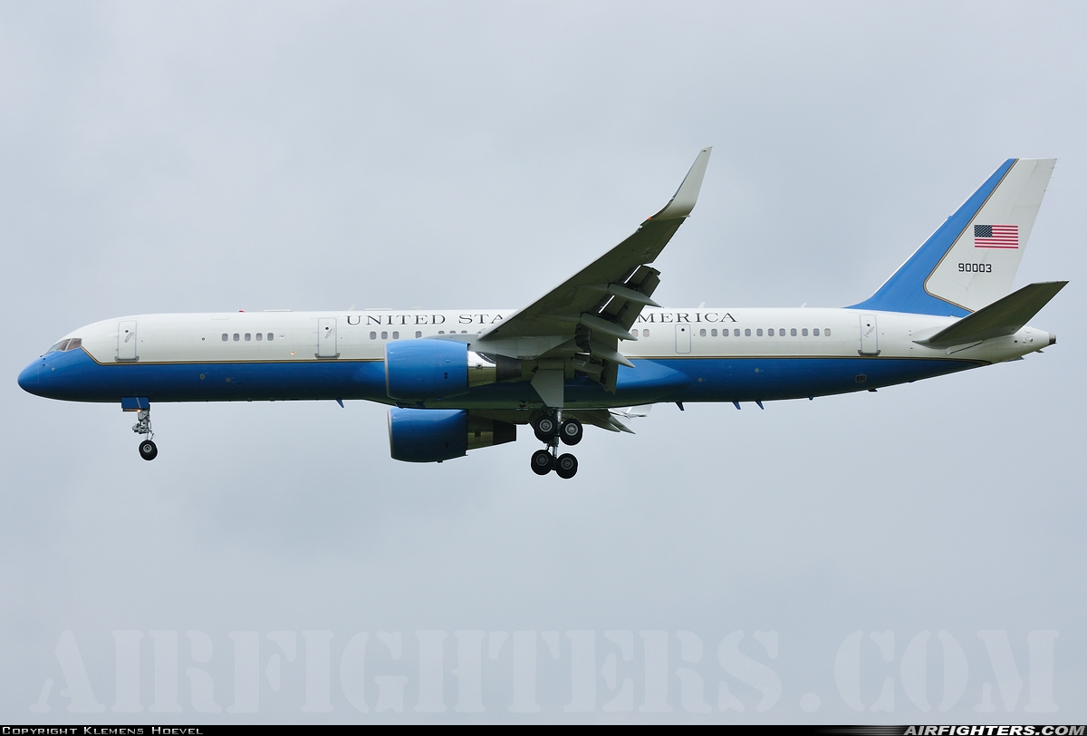 USA - Air Force Boeing C-32A 99-0003 at Munster / Osnabruck (- Greven) (FMO / EDDG), Germany