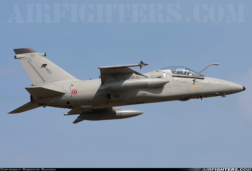 Italy - Air Force AMX International AMX  ACOL MM7184 at Verona - Villafranca (Valerio Catullo) (VRN / LIPX), Italy