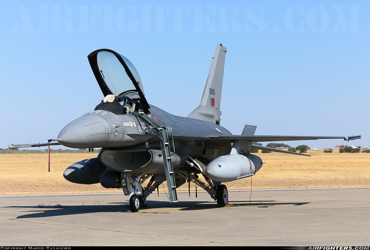 Portugal - Air Force General Dynamics F-16AM Fighting Falcon 15109 at Beja (BA11) (LPBJ), Portugal