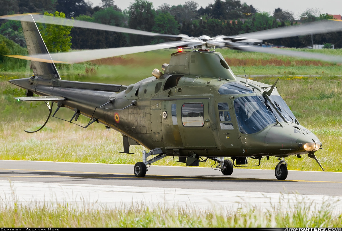 Belgium - Army Agusta A-109HA (A-109BA) H40 at Florennes (EBFS), Belgium