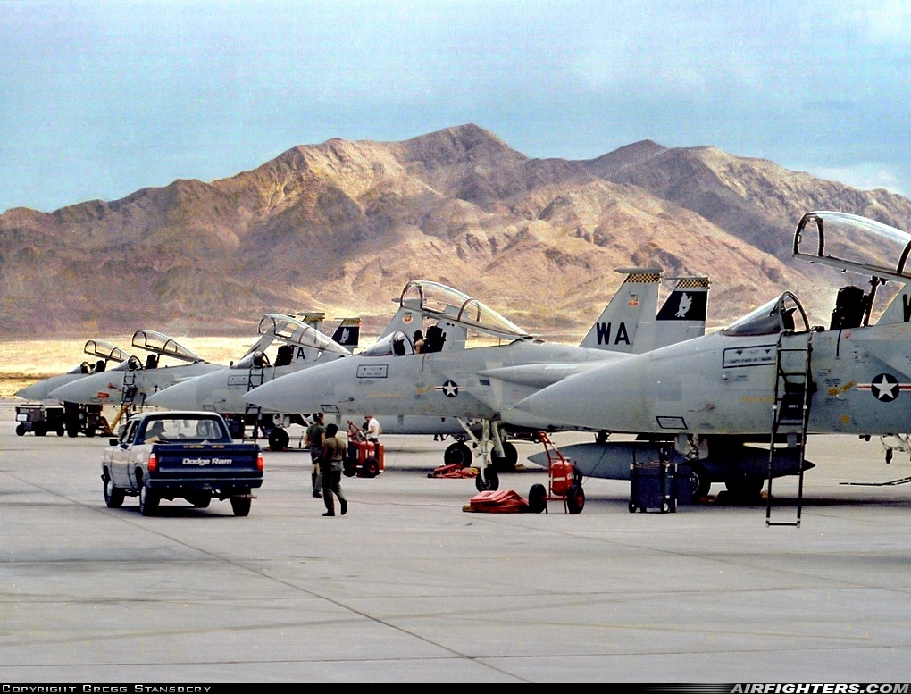 USA - Air Force McDonnell Douglas F-15C Eagle  at Las Vegas - Nellis AFB (LSV / KLSV), USA