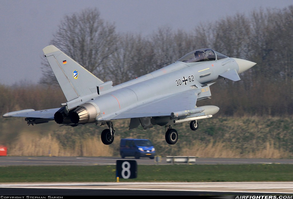 Germany - Air Force Eurofighter EF-2000 Typhoon S 30+62 at Leeuwarden (LWR / EHLW), Netherlands