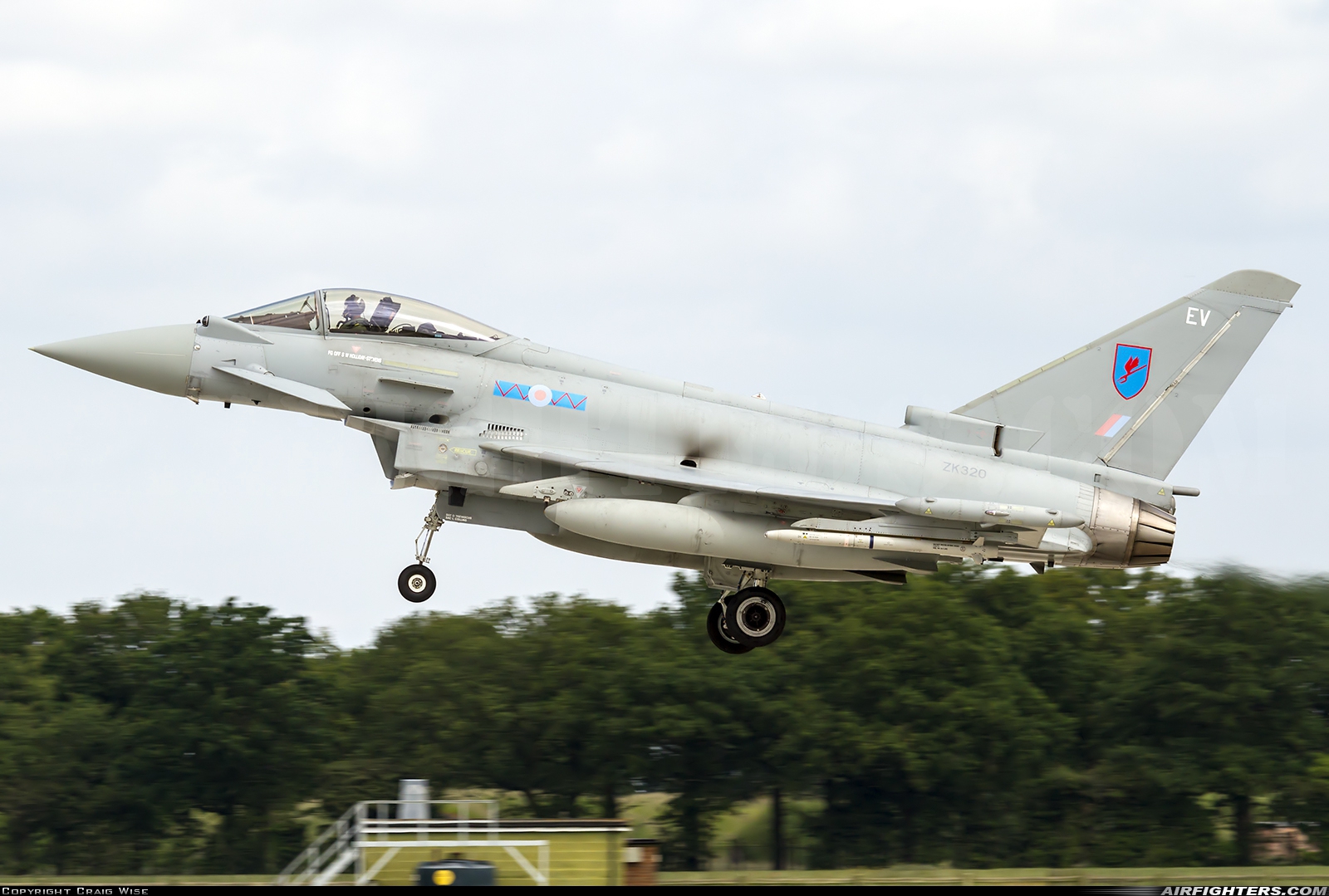 UK - Air Force Eurofighter Typhoon FGR4 ZK320 at Coningsby (EGXC), UK