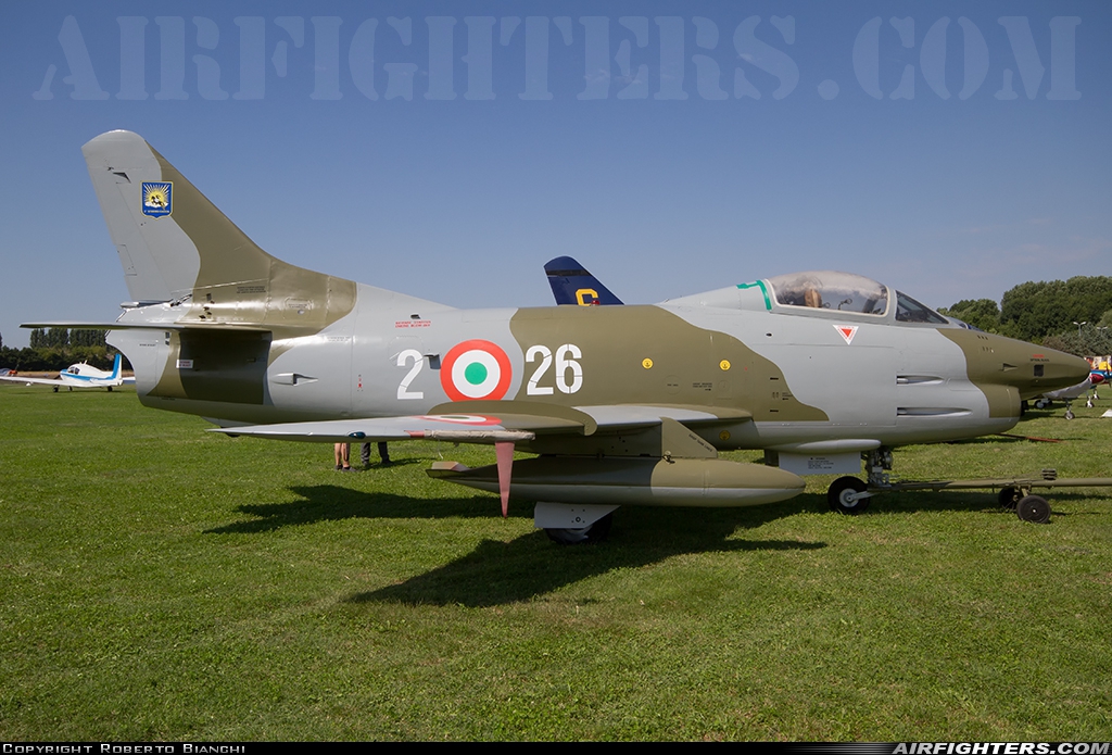 Italy - Air Force Fiat G-91R3 MM6290 at Montagnana (PD) - Aviosuperficie G. Baschirotto, Italy