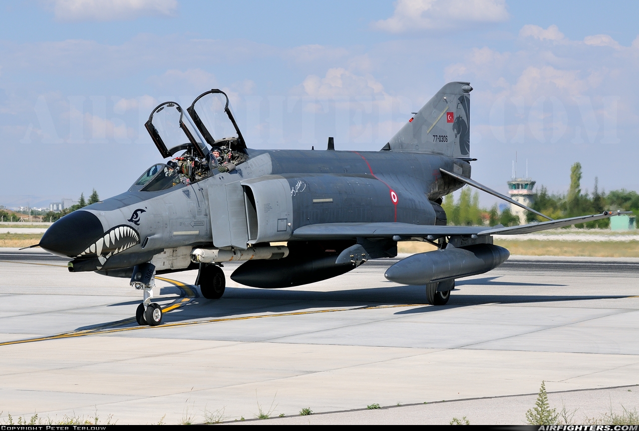Türkiye - Air Force McDonnell Douglas F-4E-2020 Terminator 77-0306 at Konya (KYA / LTAN), Türkiye