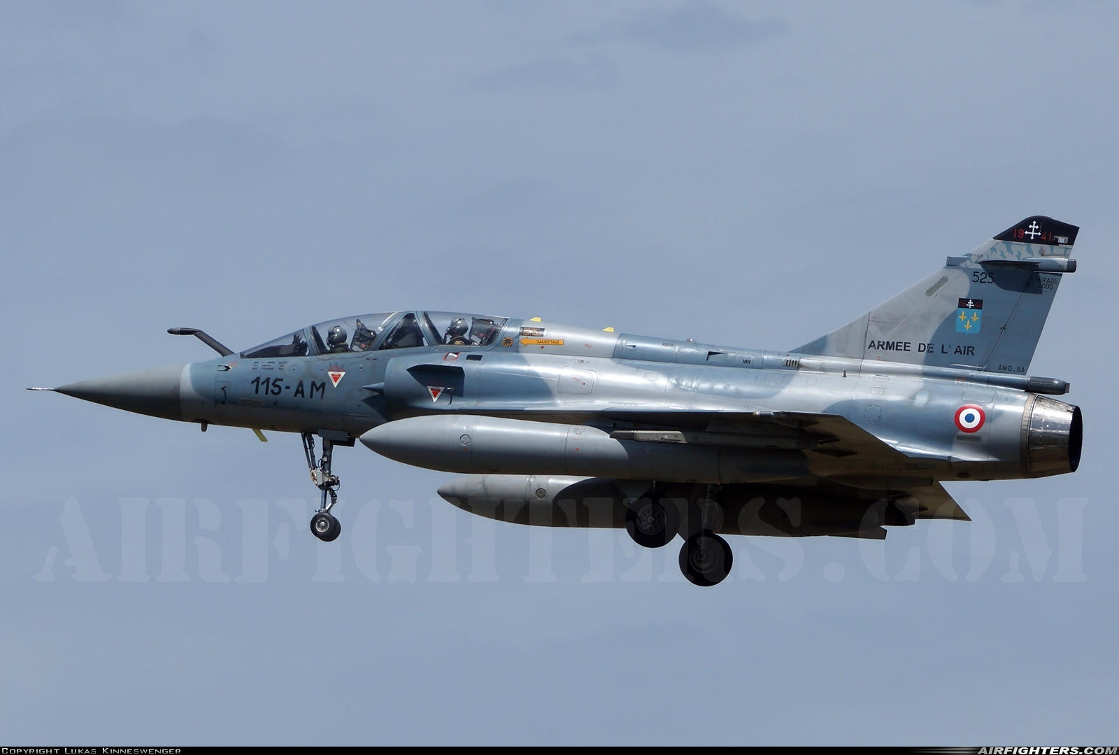 France - Air Force Dassault Mirage 2000B 525 at Luxeuil - St. Sauveur (LFSX), France