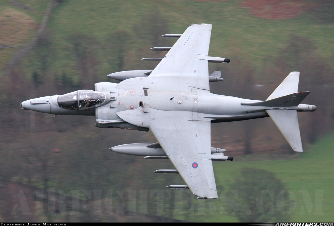 UK - Air Force British Aerospace Harrier GR.9 ZG859 at Off-Airport - Cumbria, UK