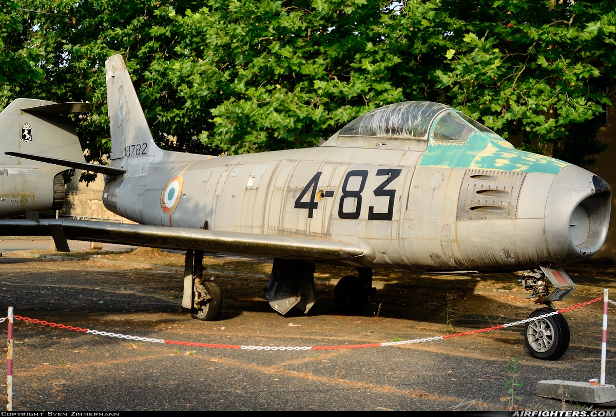 Italy - Air Force Canadair F-86E(M) Sabre 4 (CL-13) MM19782 at Off-Airport - Pisa, Italy