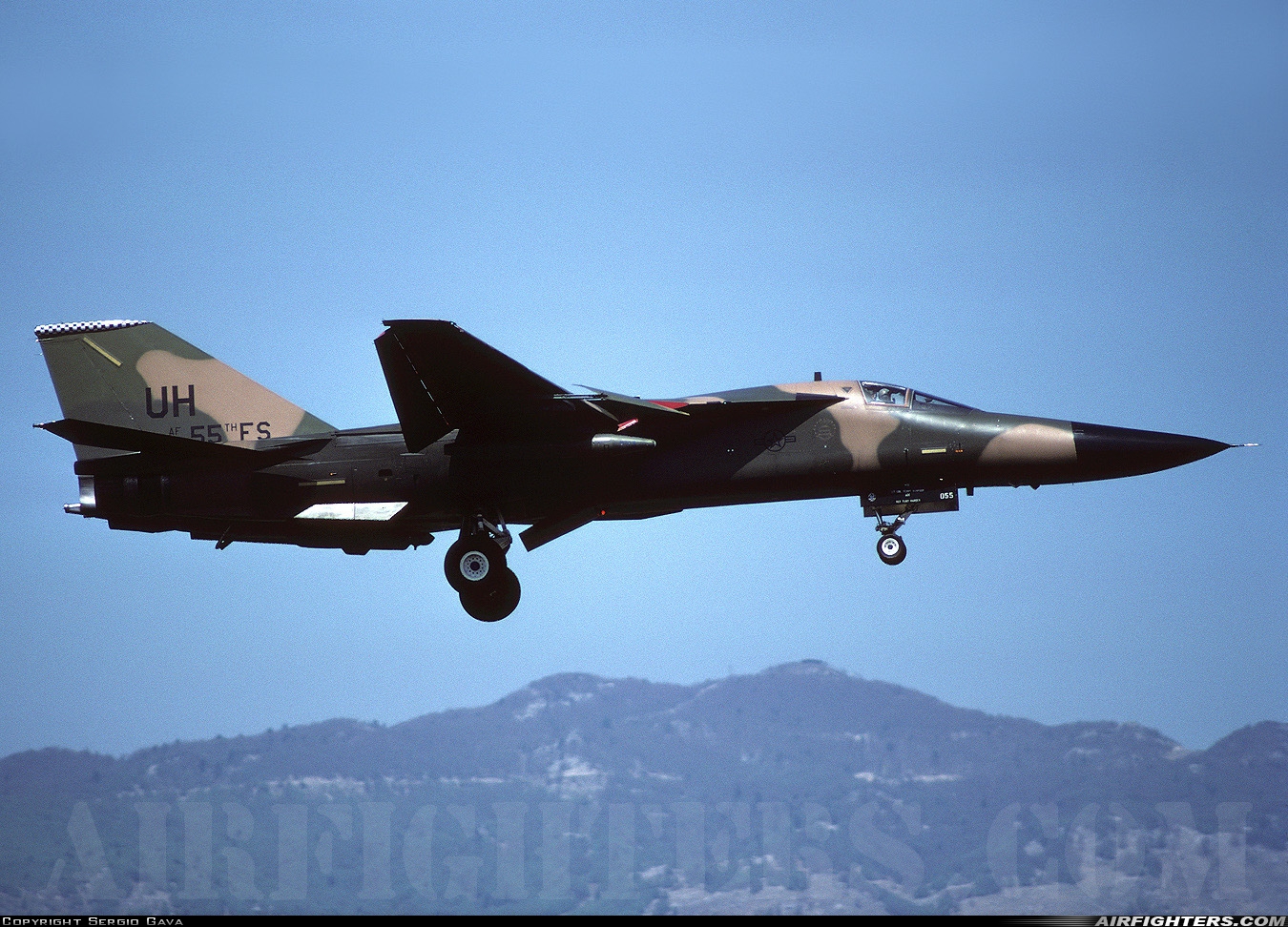 USA - Air Force General Dynamics F-111E Aardvark 68-0055 at Aviano (- Pagliano e Gori) (AVB / LIPA), Italy